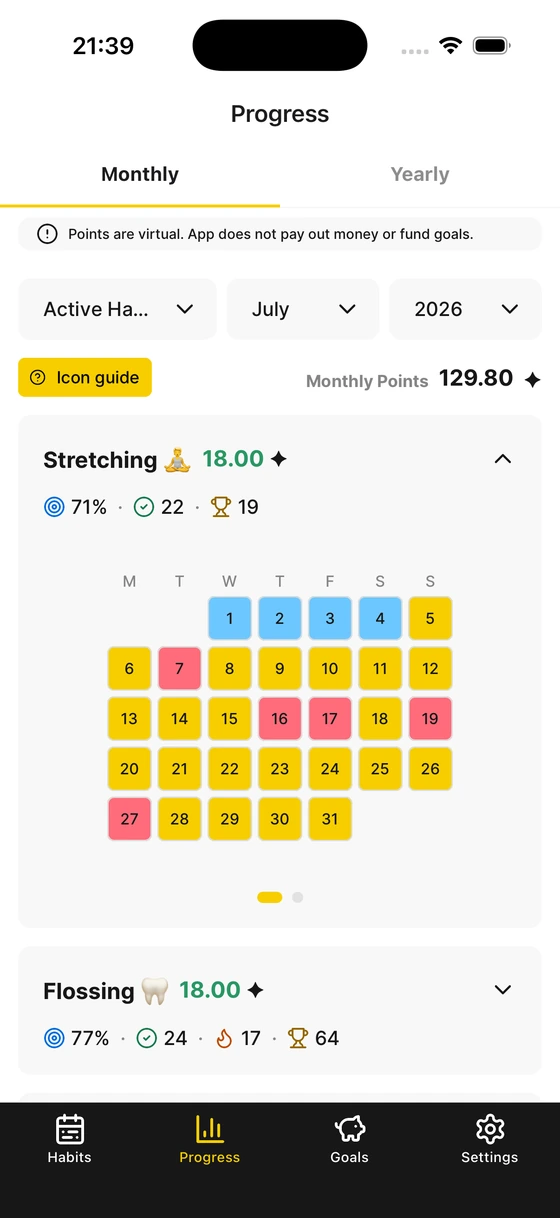 Track Your Progress screenshot